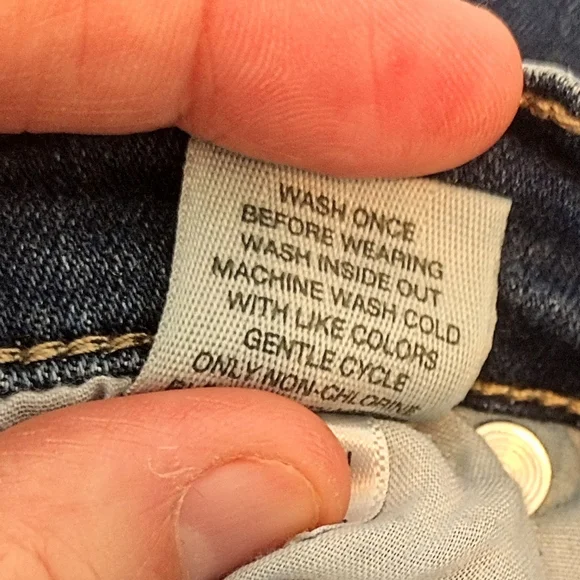 Mudd Skinny High Rise Jeggings Size 15 Juniors - Distressed Jeans - Picture 6 of 6